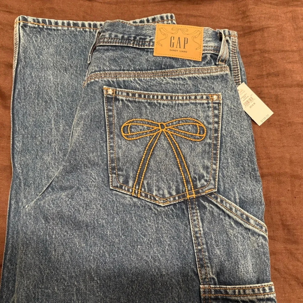 NWT Sandy Liang x Gap Jeans Sz 27 - Picture 7 of 7
